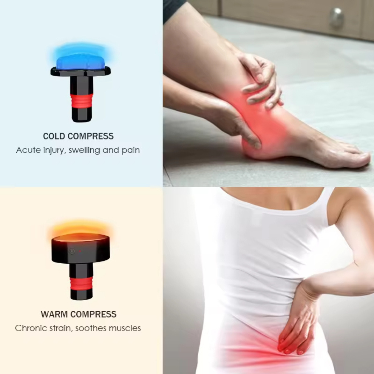 جهاز مساج يدوي بالحرارة والبرودة RehabCare - الصورة 5